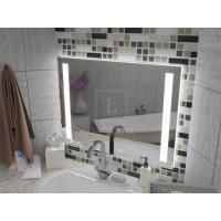 Зеркало с подсветкой для ванной комнаты Мессина 200х100 см